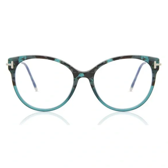 NEW FT5770-B 056 TOM FORD TF5770-B 056 WOMEN GREY BLUE CLEAR 